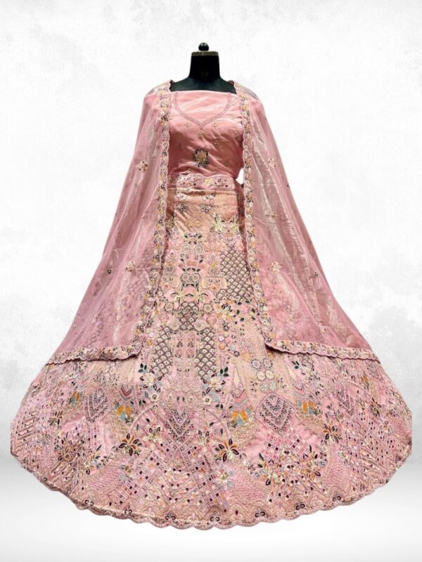 Sandesh Pink Lehenga with Jarkan & Sequins