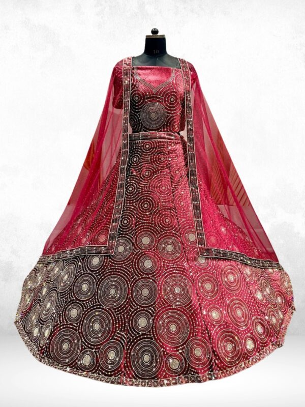 Aajtak Fancy Silk Lehenga with Jarkan & Sequins