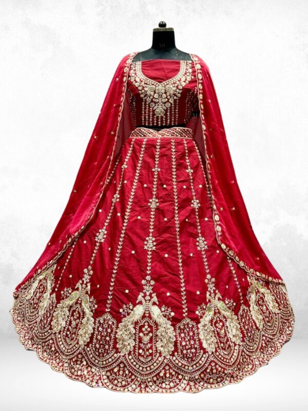 Savitri Pink Lehenga with Jarkan Work