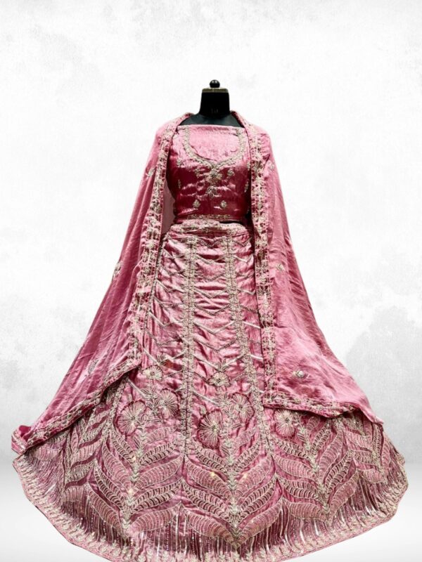 Smoke Pink Lehenga